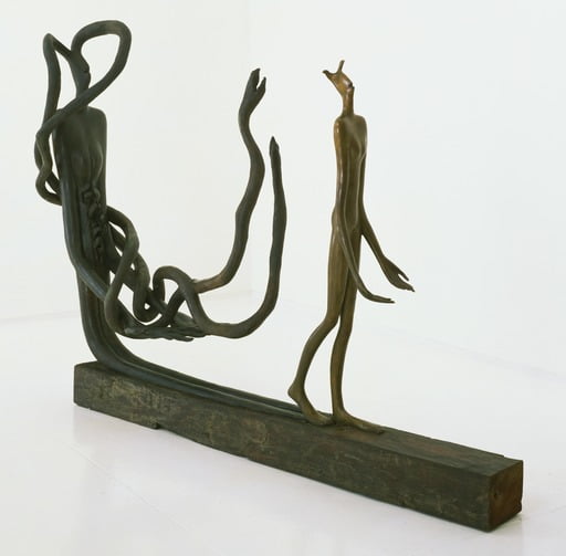 The Road; The Shadow; Too Long, Too Narrow, 1946, bronze, 143.4x179.7x 59.4 cm