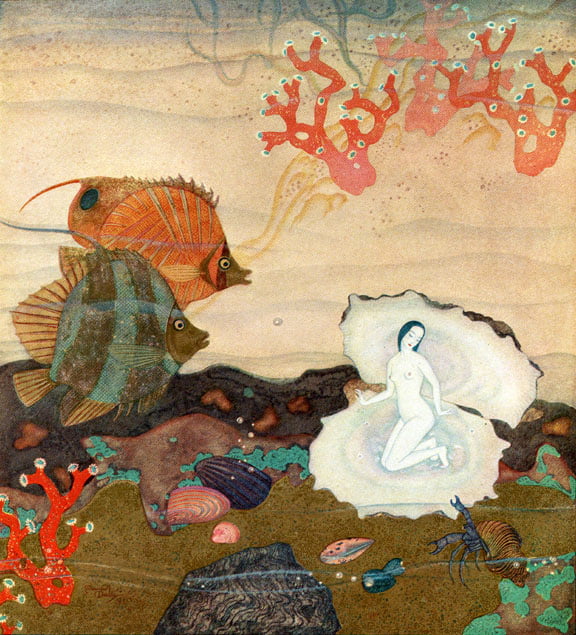 Edmund Dulac - The birth of the pearl