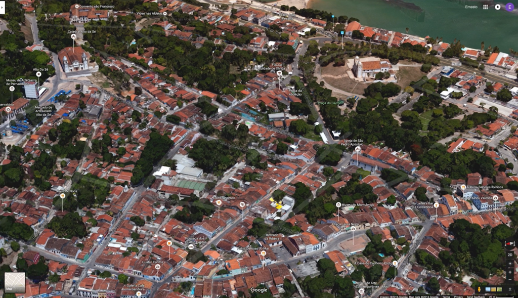 Nunca é noite no mapa